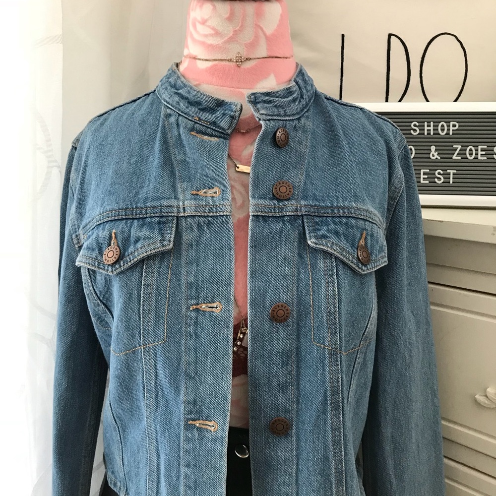 Bcbgeneration trucker bell denim jacket S - Picture 4 of 8